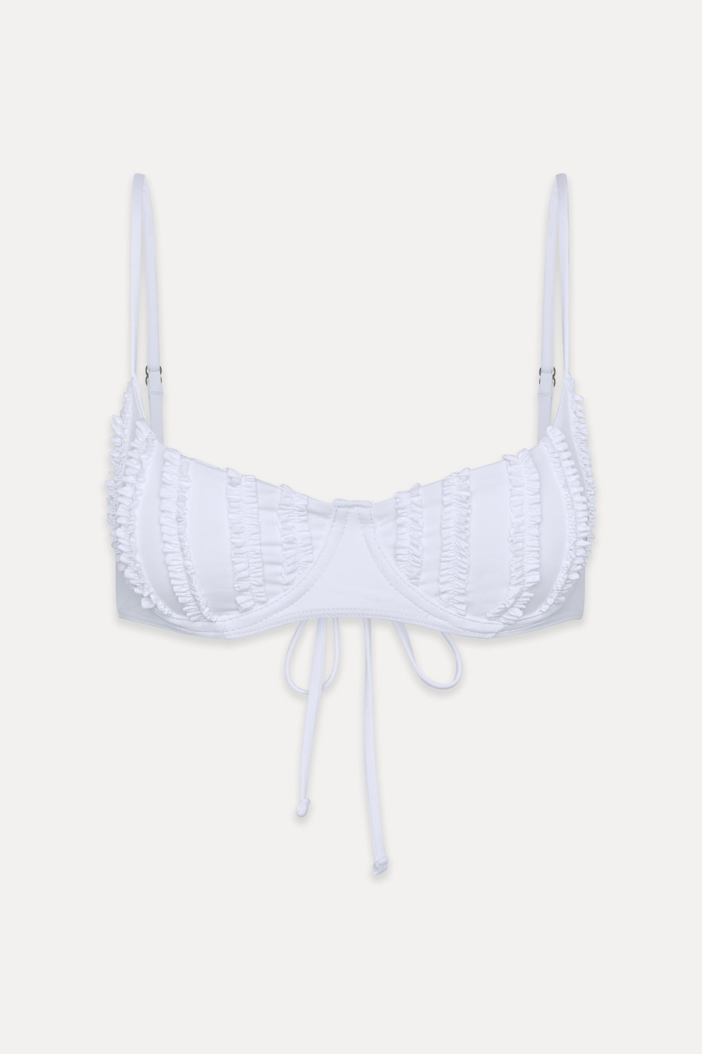 Cola Underwire Bikini Top - Optic White - Image 3