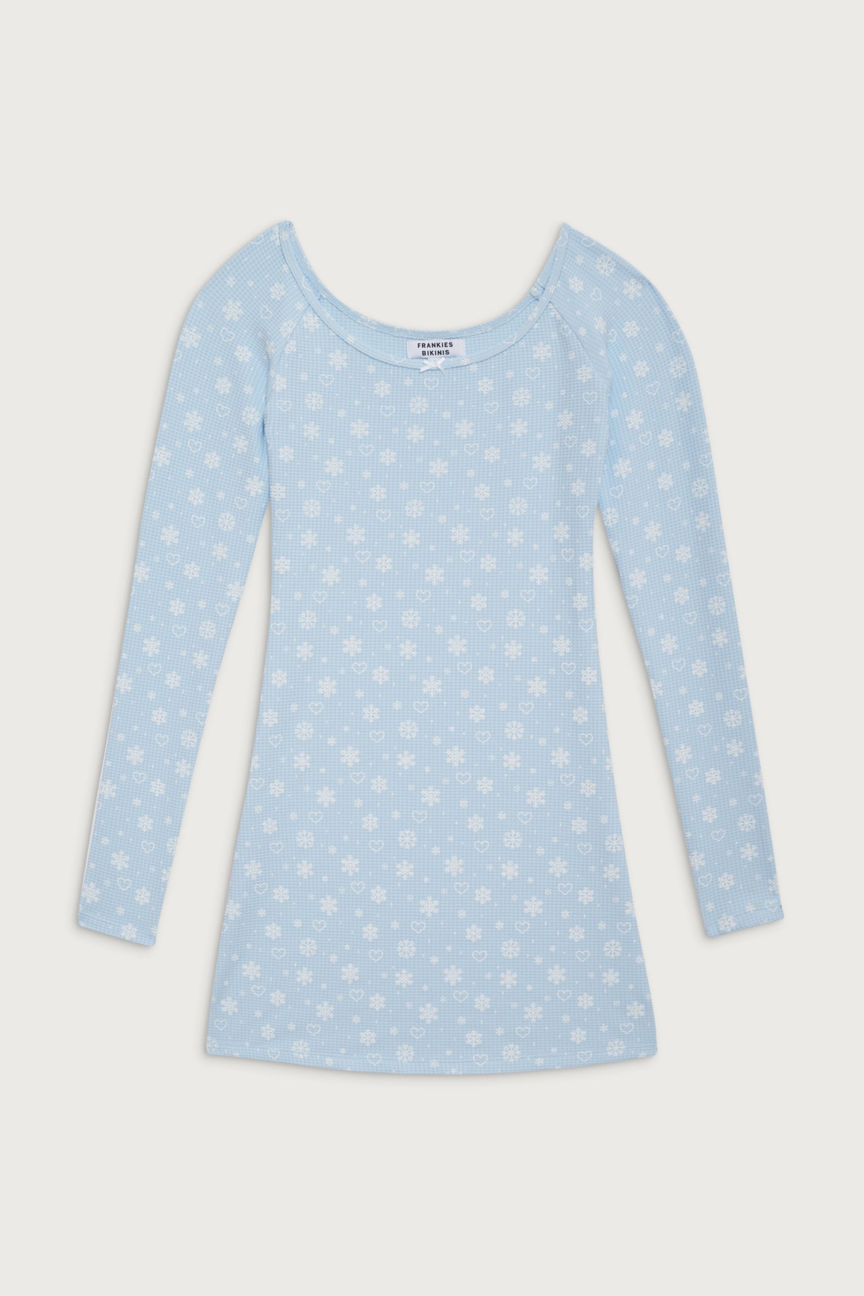 Lumi Waffle Mini Dress - Flurries - Image 2