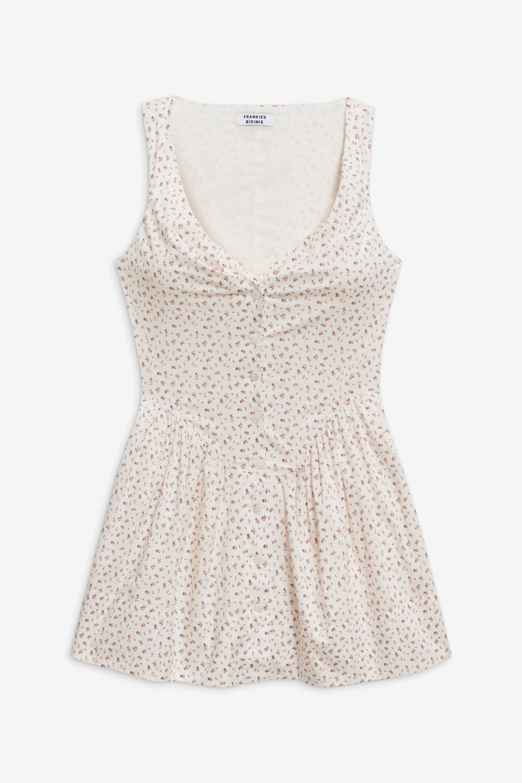 Charlotte Floral Corset Mini Dress - Tea Party - Image 3