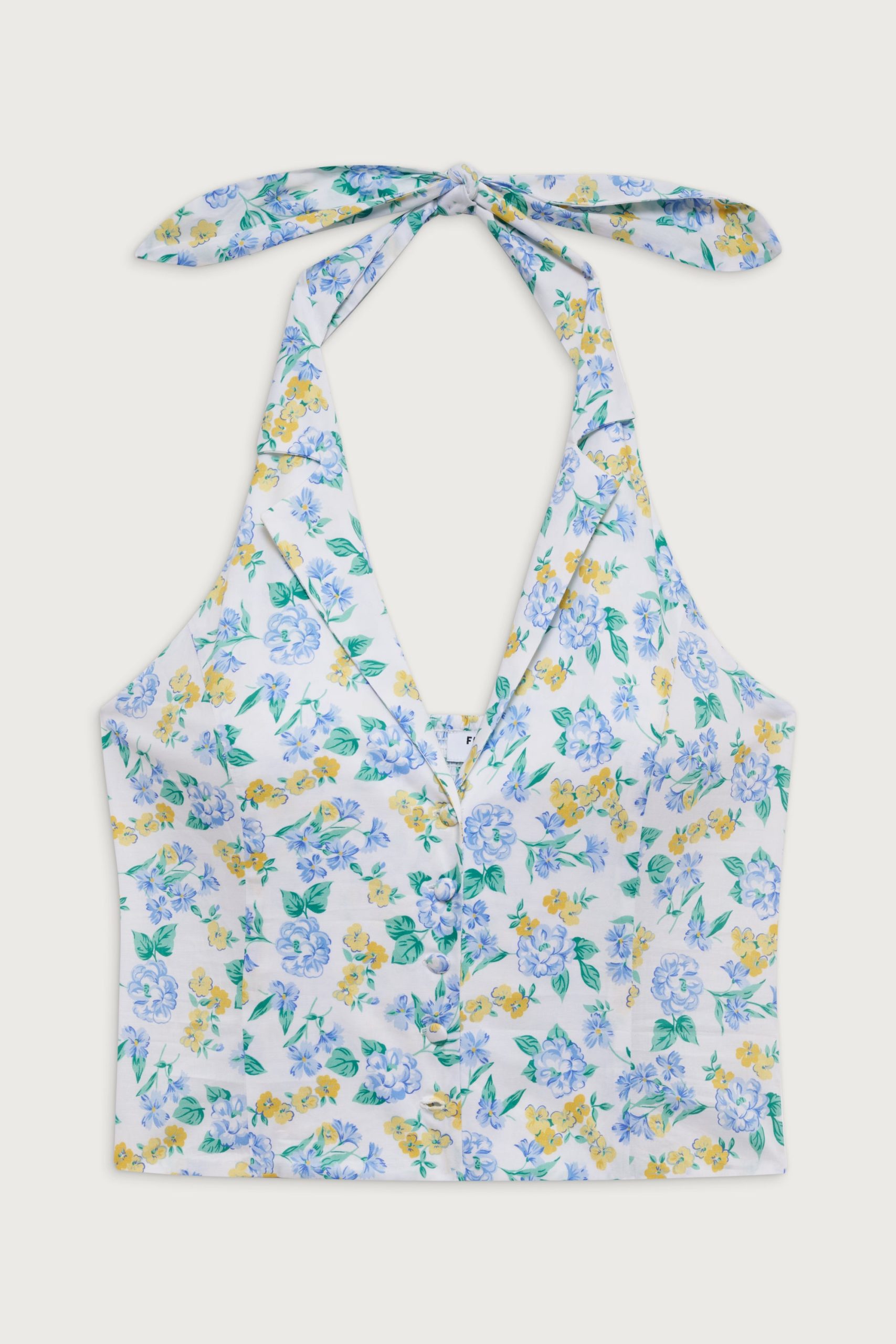 Cottage Halter Top - Coastal Floral - Image 3