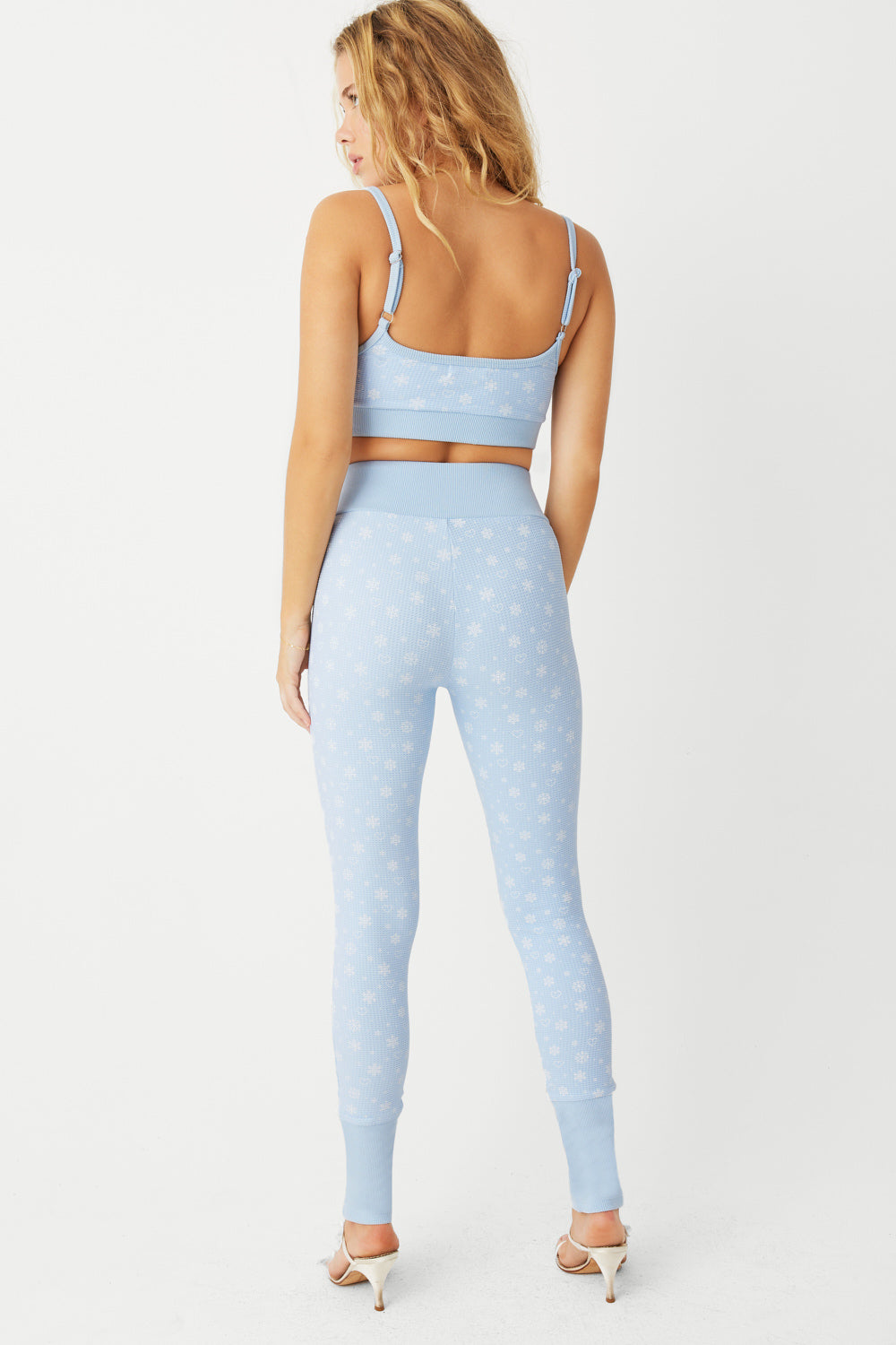 Noelle Waffle Legging - Flurries - Image 4