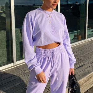 Frank Oversized Sweatpants - Lilac