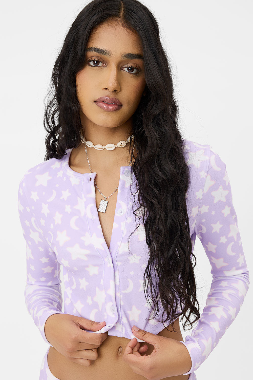 Cheri Terry Cardigan Sweater - Luna - Image 2