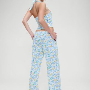 Daisy Low Rise Pant - Coastal Floral