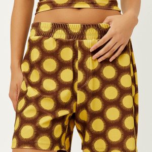 Fifi Terry High Waist Shorts - Golden
