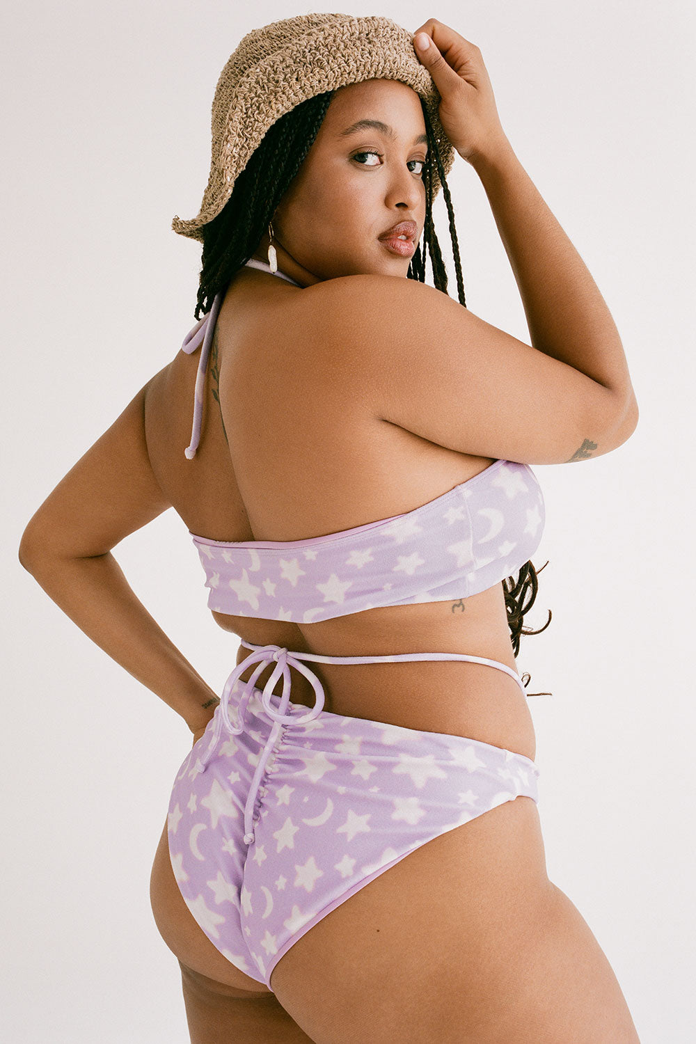 Jupiter Terry Bandeau Bikini Top - Luna - Image 4