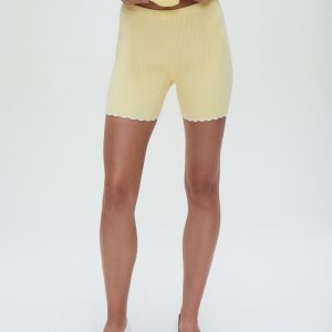 Ariel Knit Shorts - Vanilla Sugar