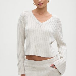 Ashton Knit Mini Skort - Cream