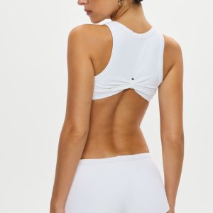Belle Cheeky Swim Shorts - Opal Sun