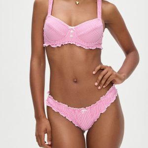 Beloved Bikini Bottom - Pink Stripe