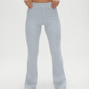 Blair Cotton Pants - Heather Grey