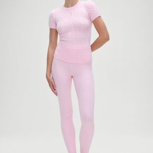 Bodin High Waisted Leggings - Cozy Pink