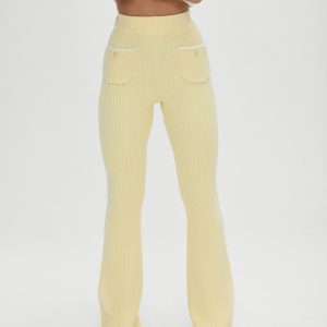 Camden Knit Pants - Vanilla Sugar