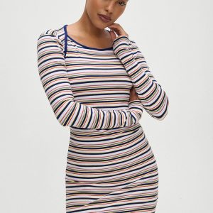 Chelsea Long Sleeve Mini Dress - Love Stripe
