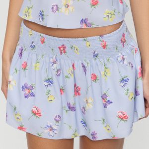 Clover Mini Skirt - Fresh Florals