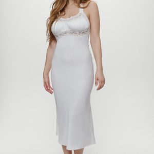 Darcy Satin Midi Dress - Sleepy Angel