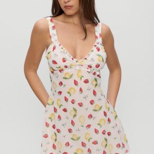 Dreamer Chiffon Mini Dress - Amalfi