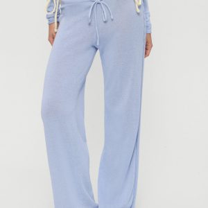 Ela Low Rise Knit Pants - Sleepy Spring