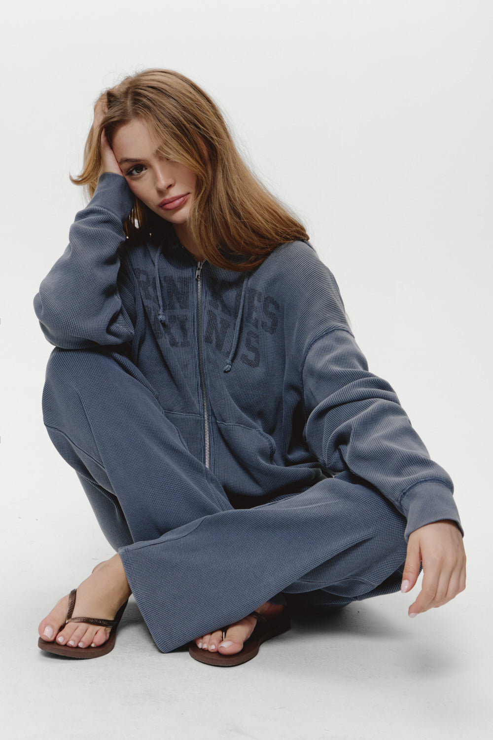 Emma Thermal Pant - Shadow Blue - Image 6
