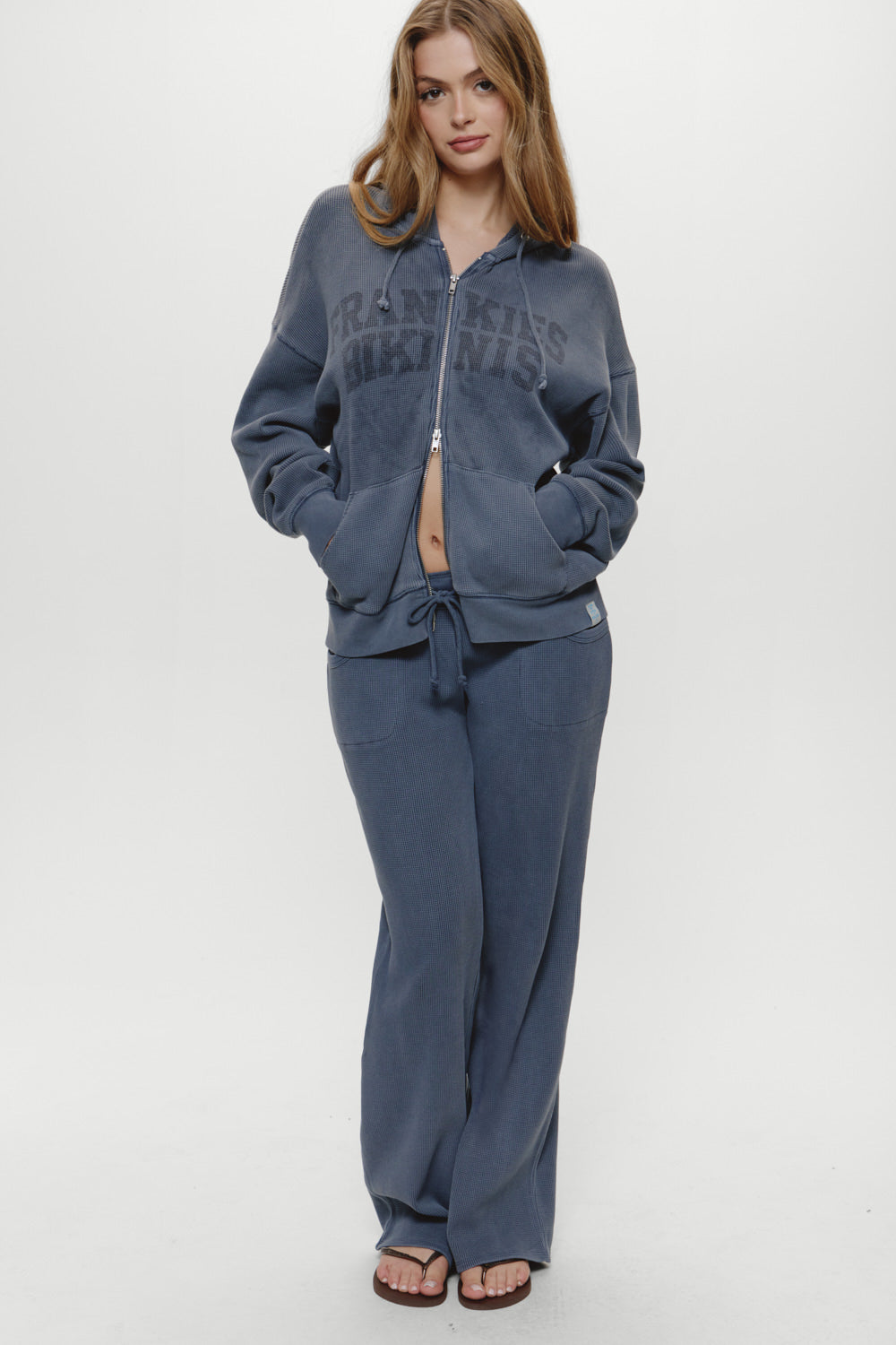 Emma Thermal Pant - Shadow Blue - Image 2