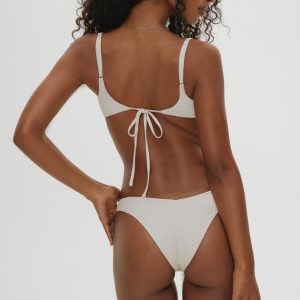 x Khy Enzo Cheeky Bikini Bottom - Pearl Dot