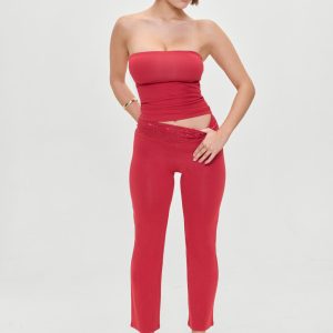 Holloway Low Rise Capri Pants - Pepper