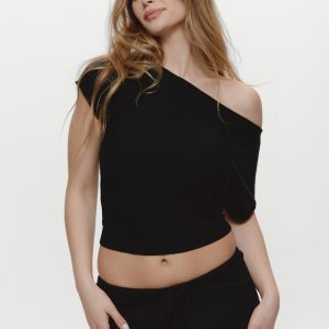 Montecito Boat Neck Knit Shirt - Black