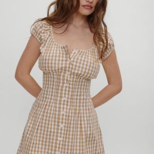 x BELLA HADID Mustang Mini Dress - Rodeo Gingham