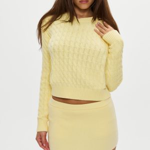 Prince Cable Knit Sweater - Vanilla Sugar
