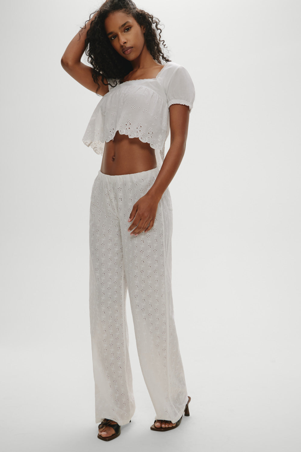 Princess Eyelet Pants - Daisy Eyelet - Image 5