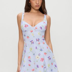 Siren Floral Mini Dress - Fresh Florals