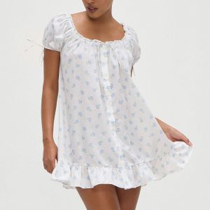 Starlet Babydoll Dress - Periwinkle