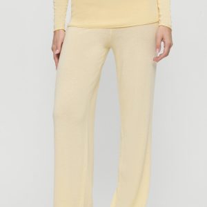 Storm Knit Pants - Buttercream