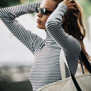 Tucker Knit Sweater - Montauk Stripe