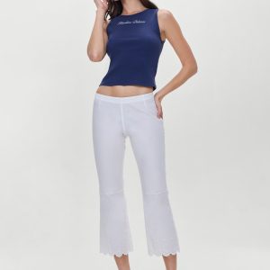 Twilight Capri Pants - White