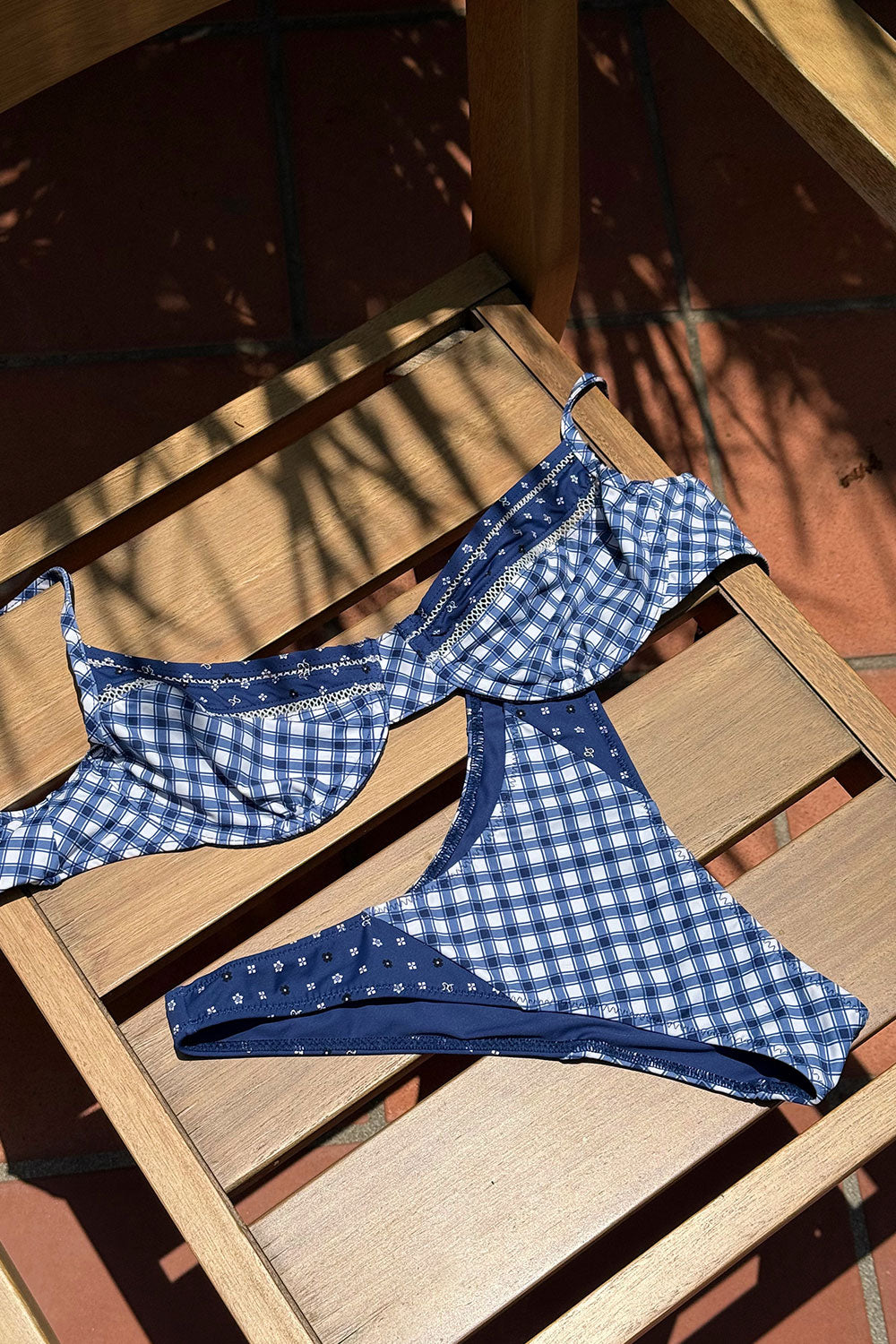 Dove Bikini Bottom - Starry Gingham - Image 5