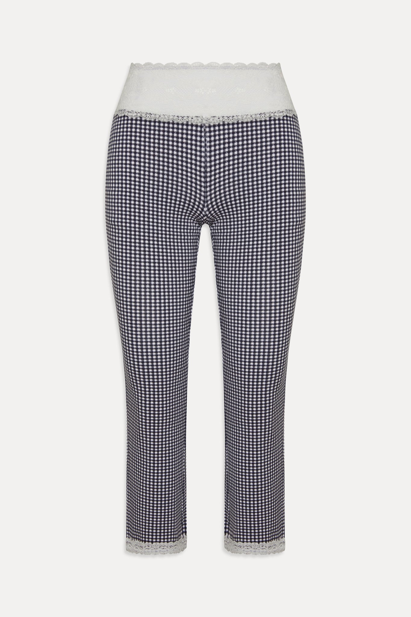 Nikki Gingham Capri Pants - Midnight Wishes - Image 3