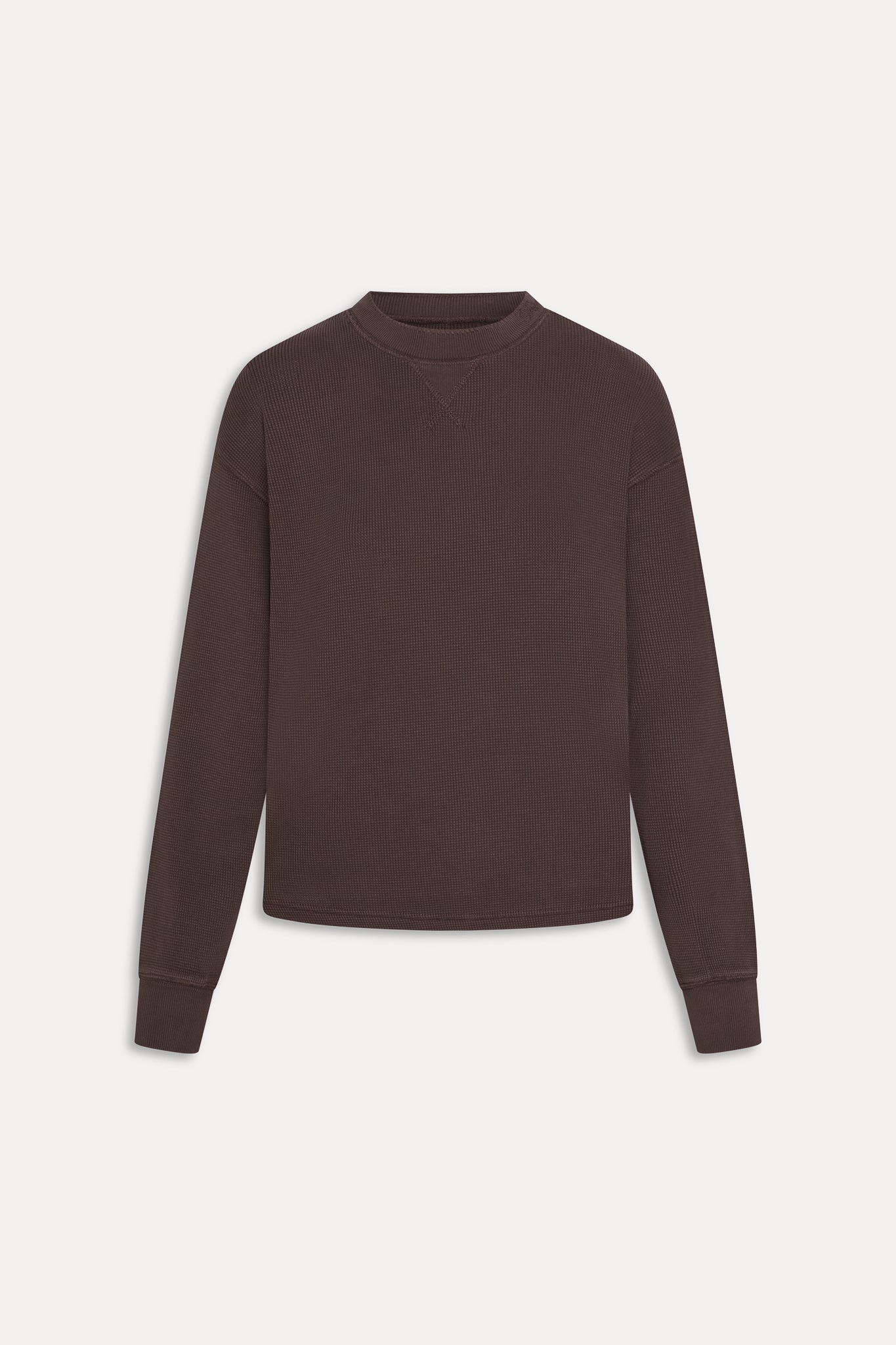 Noah Thermal Long Sleeve Shirt - Walnut - Image 3