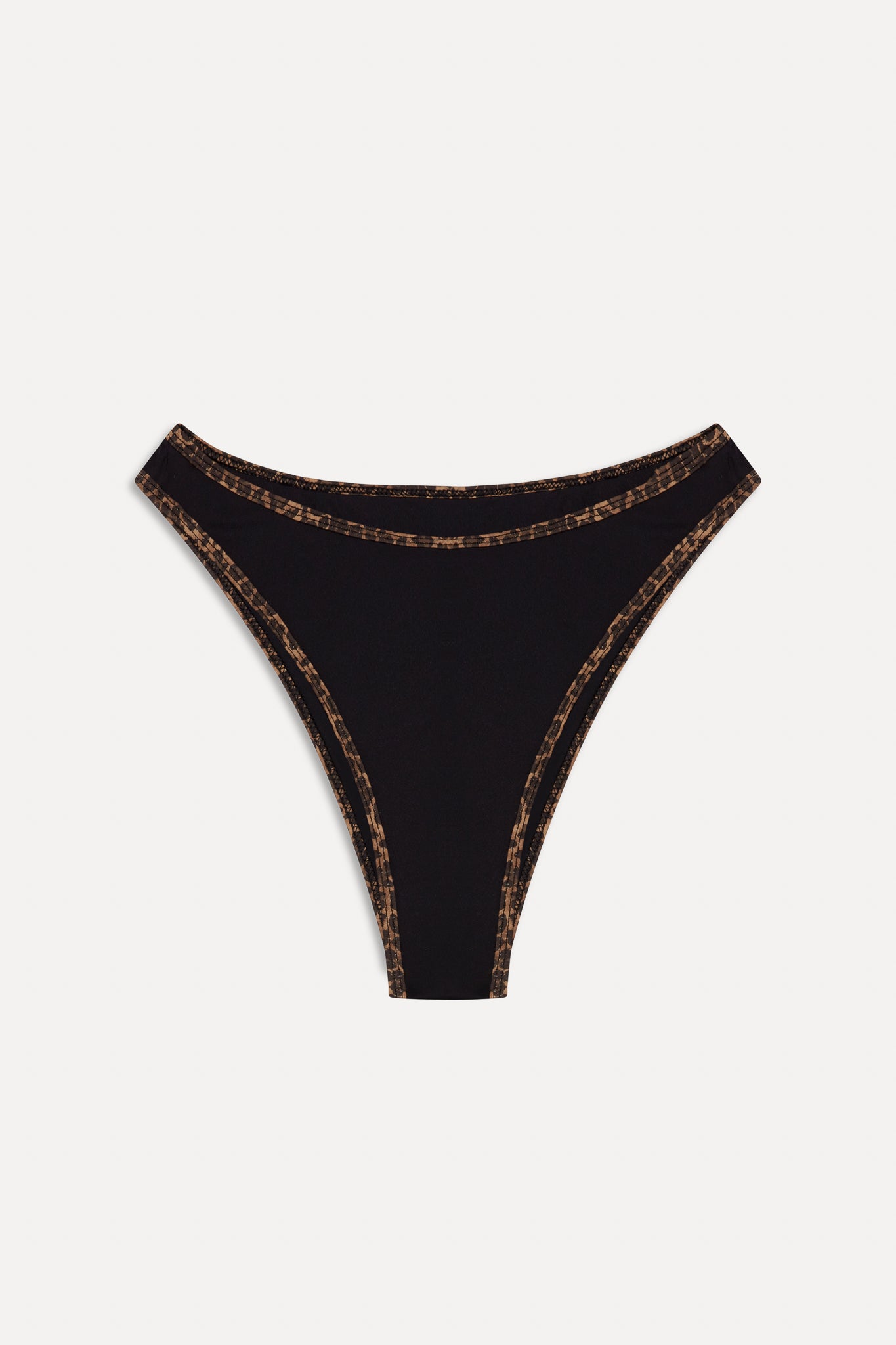 x BELLA HADID Presley High Waisted Bikini Bottom - Lucky Leopard - Image 3