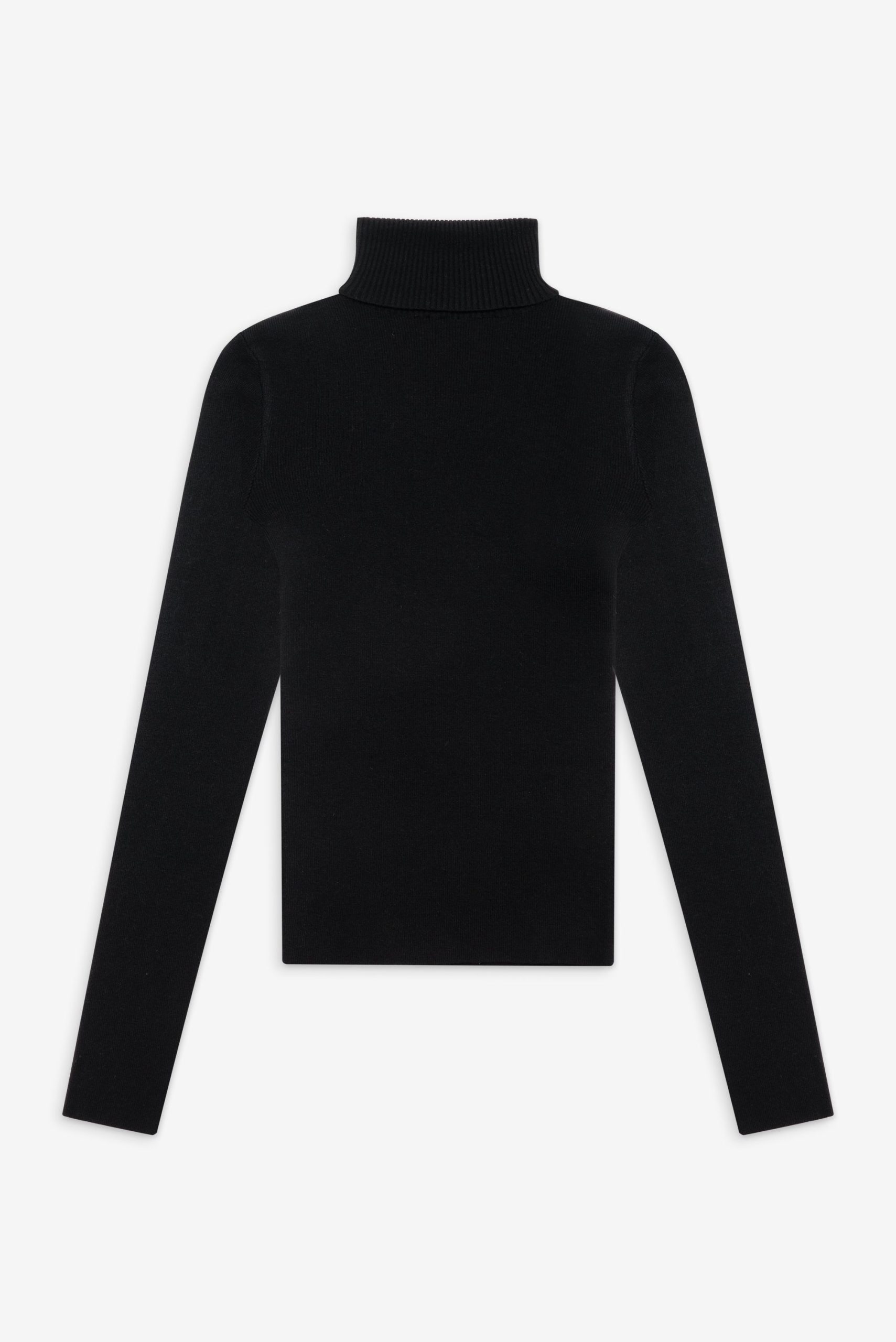 Milo Knit Turtleneck Sweater - Black - Image 3