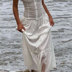 Christabelle Ruffle Maxi Dress - Sunrose