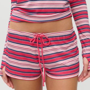x JENNIE Sophie Mini Shorts - Sunset Stripe